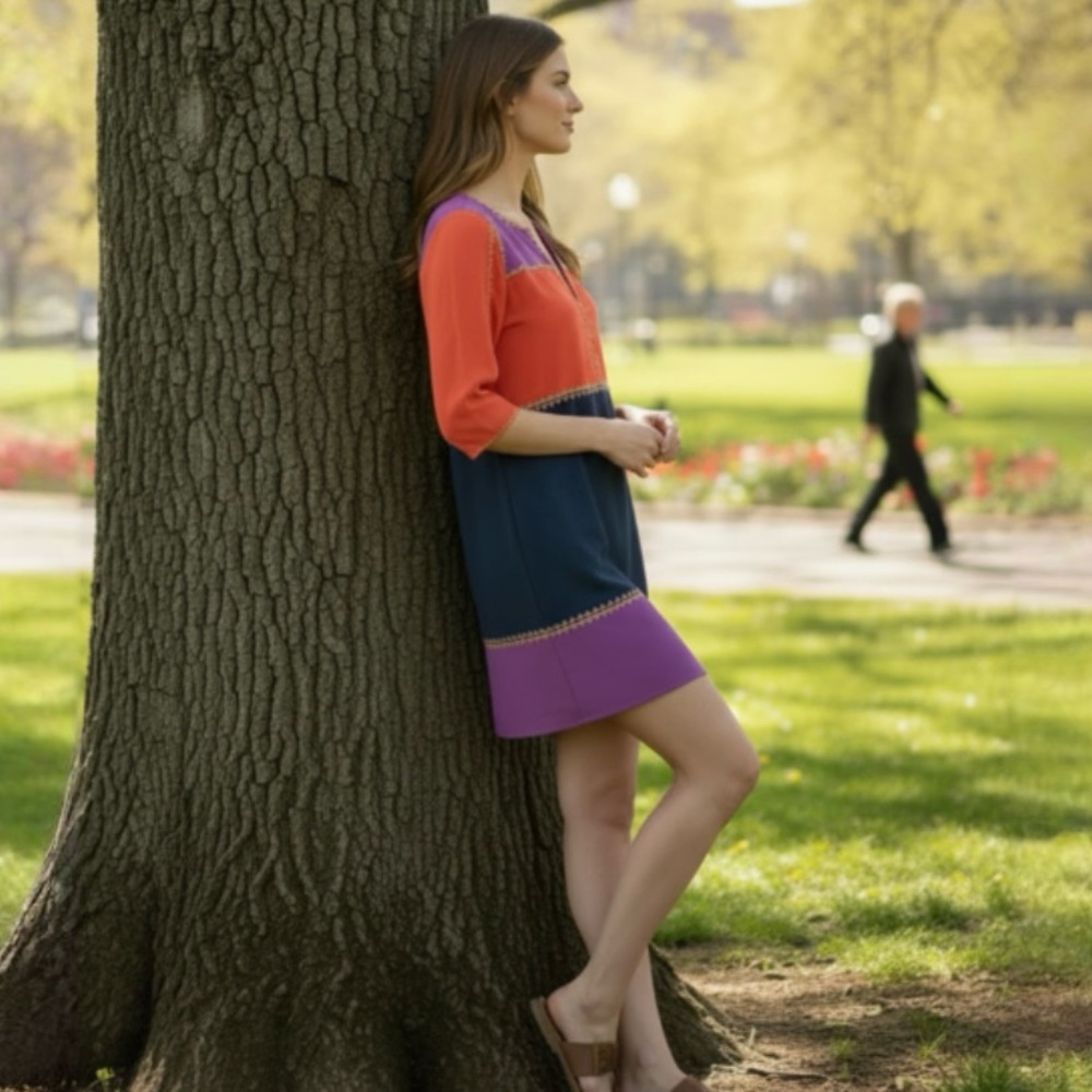 BCBGMaxAzria Aida’s 100% Silk Dress - Picture 5 of 11